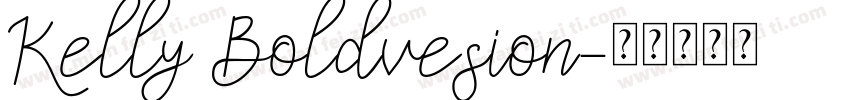 Kelly Boldvesion字体转换